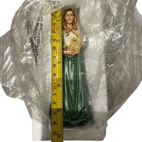 Joseph's Studio Roman Inc. St. Dymphna Figurine Statue 5.5" Tall Gift Prayerful - Picture 6 of 13